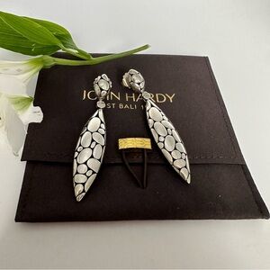John Hardy Kali Sterling silver marquis drop earrings
